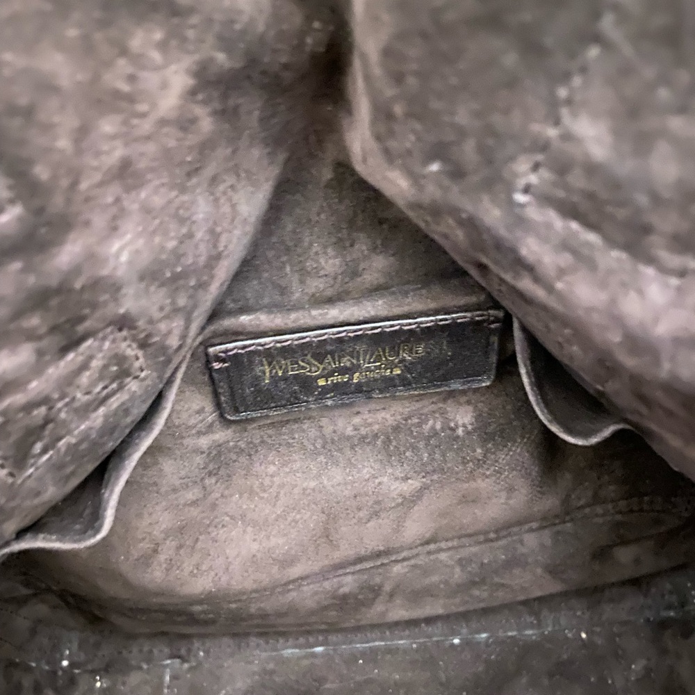 Ysl Rive Gauche Python Large Downtown Tote - image 5